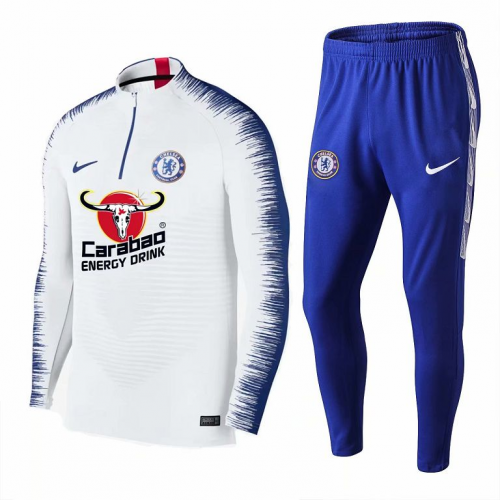 2018-19 Chelsea White Training Suits and Pants